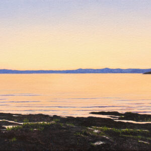 L’heure rose à la plage de Kamouraska (Kamouraska, QC) 2026